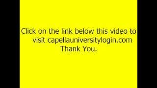 Capella University Login - What You Need to Know Before You Go- Capella University Login