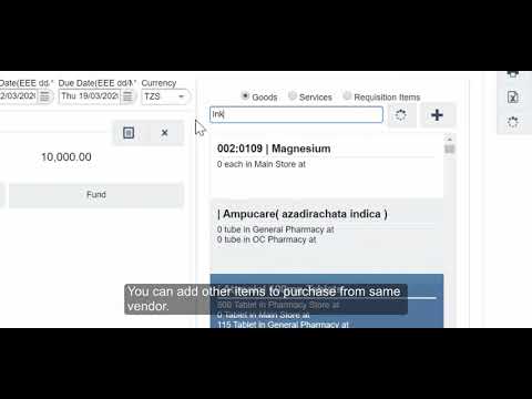 Video Tutorial: How to Create a Purchase Order