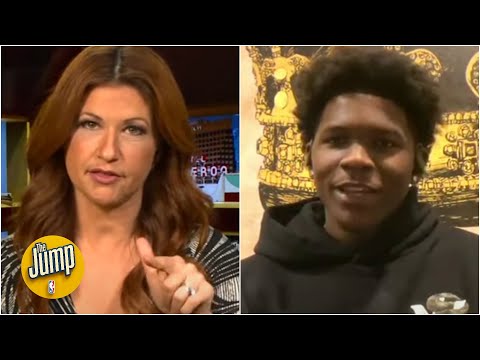 安東尼-愛德華茲在面對凱文-杜蘭特和成為森林狼隊的第一號選秀權時的發言 - The Jump (Anthony Edwards on facing Kevin Durant and being the Timberwolves' No. 1 overall pick | The Jump)