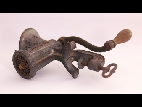 Antique Meat Grinder Restoration