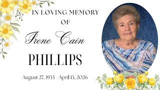 Funeral Services for Irene Phillips