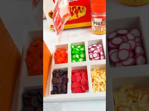 DIY Mini Slime Pizza Maker Factory Satisfying Video ASMR! 🍕 #shorts #fidgets #asmr