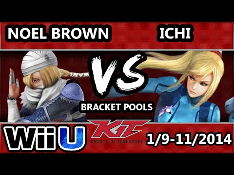 KiT 15 - Ichi (ZSS) Vs. UVG | Noel Brown (Sheik) SSB4 Pool 6 - Smash 4 Wii U