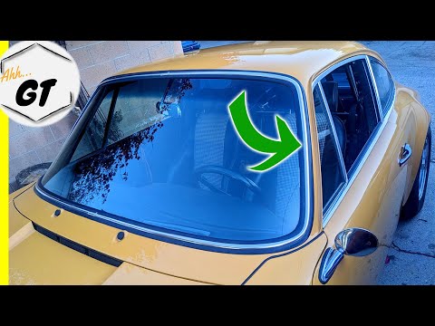 How To Install A Windshield & Trim On A Porsche 911 With An Easy String Trick!