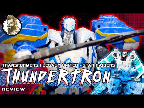 Ham-Man Reviews - Transformers Legacy United Star Raider THUNDERTRON with Nightstrike & Calcitron