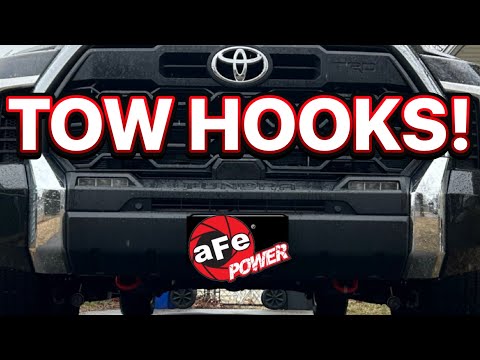 22-2025 Toyota Tundra AFE Power Tow Hooks Install