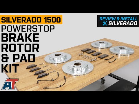 2019-2023 Silverado 1500 PowerStop Z36 Extreme Brake Rotor and Pad Kit Review & Install