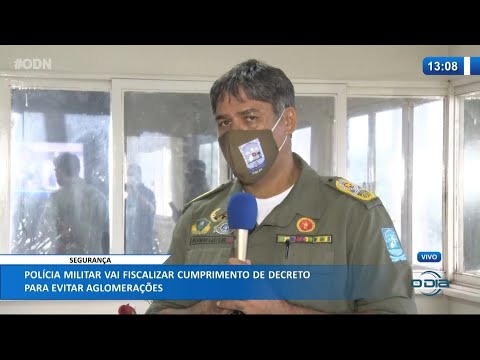 Polícia Militar vai fiscalizar cumprimento do Decreto Estadual para evitar aglomerações 25 02 202