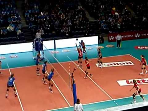 20110212 Antwerp Lotto Arena - volleyball - woman cup final - Asterix kieldrecht - vdk gent