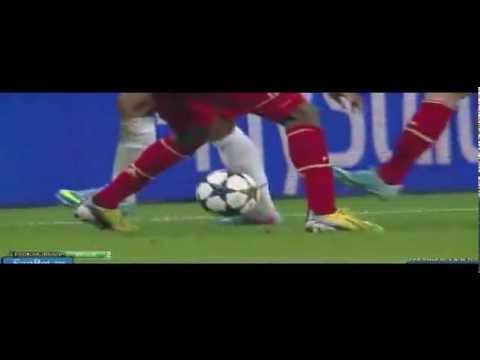 Ribery stamped on Vidal's calf　Bayern Munich ‐ Juventus