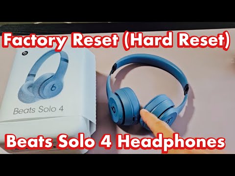 Beats Solo 4 Headphones: How to Factory Reset (Hard Reset) - Problems Connecting or Pairing?