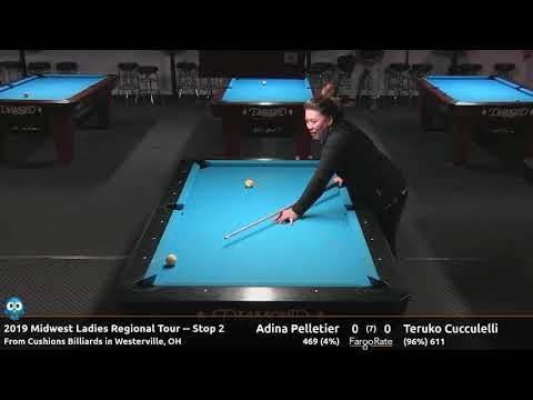 Teruko Cucculelli vs Adina Pelletier (Finals) - 2019 Midwest Ladies Regional Tour Stop #2