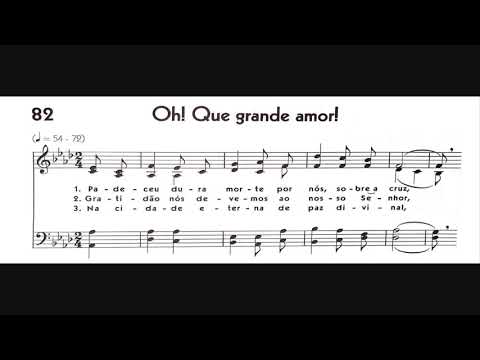 Hinário 5 CCB - Hino 082 - Oh! Que grande amor! - Strings - Teclado Yamaha PSR S670