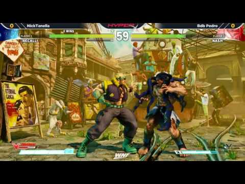 WNF SFV - Off Season 2.3 - twitch.tv/NickTanella (Necalli) vs bdb Pedro (Nash)
