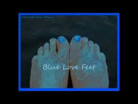 Delfín Música / Foot Art. Blue Love Feet