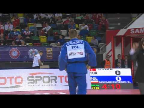 Damian Szwarnowiecki leg triangle choke Judo grand prix