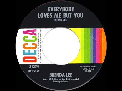 1962 HITS ARCHIVE: Everybody Loves Me But You - Brenda Lee
