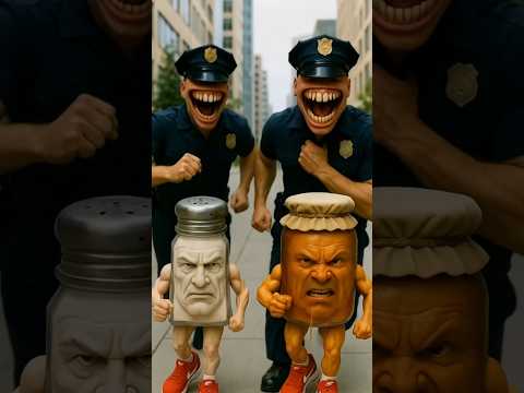 Noo la polizia nooo 👮‍♂️ garamararam mararaman cop funk 🧠brainrot animation