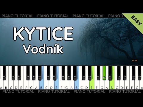 Soundtrack Kytice  - Vodník (piano tutorial | jak hrát | klavír)