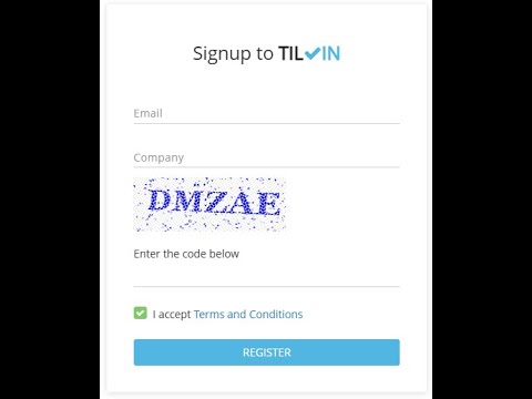 Signup tutorial