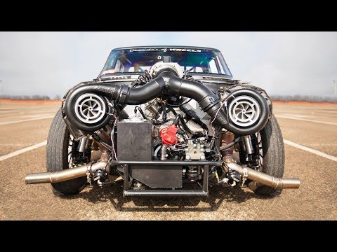 Daddy Dave reveals Goliath's NEW twin-turbo setup! Video