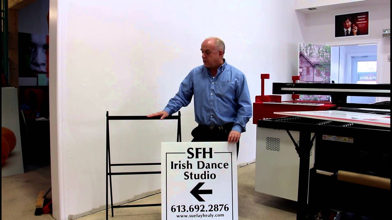 Brushed Metal A-Frame