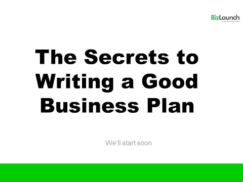 The Secrets to Writing a Good Business Plan 1