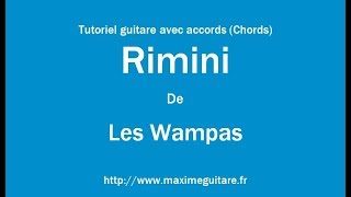Rimini (Les Wampas) - Tutoriel guitare avec accords et partition en description (Chords)