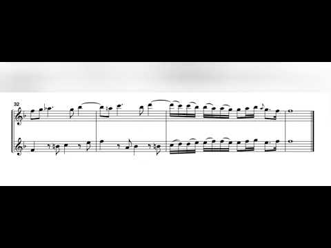 F. X. Geminiani Duo in F major for two Violins or Flutes