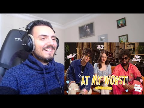 ALLY X PINK SWEAT$ X BRIGHT - AT MY WORST [ LIVE SESSION ] Reaction