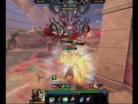 Smite: Cernunnos Clash Gameplay: CRIT BUILD WORKS SO WELL