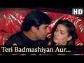 Teri Badmashiyan Aur Meri Kamzoriyan HD Love Song Asha Bhosle Udit Narayan Zulmi 1999