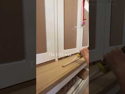 IKEA PAX hack - How to customise and create a built in look #ikea