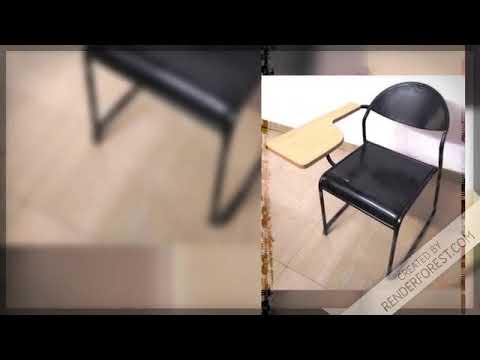 Writing Arm Chair with Basket