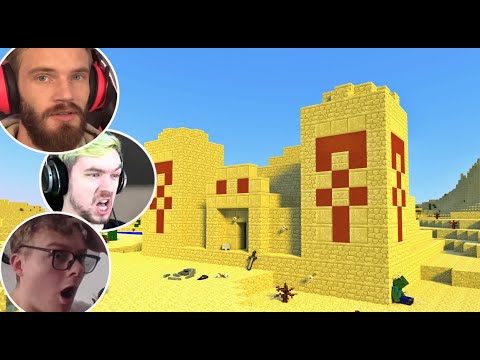 Gamers Reaction to First Seeing a Desert Temple in Minecraft