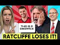 RATCLIFFE HUGE OUTBURST! MAN UTD OWNER LOSES IT WITH STAFF AND LABELS THEM DISGRACE! NEWS LIVE