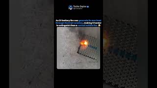 Why EV Battery Fires Are So Hard to Extinguish 🔥🔋