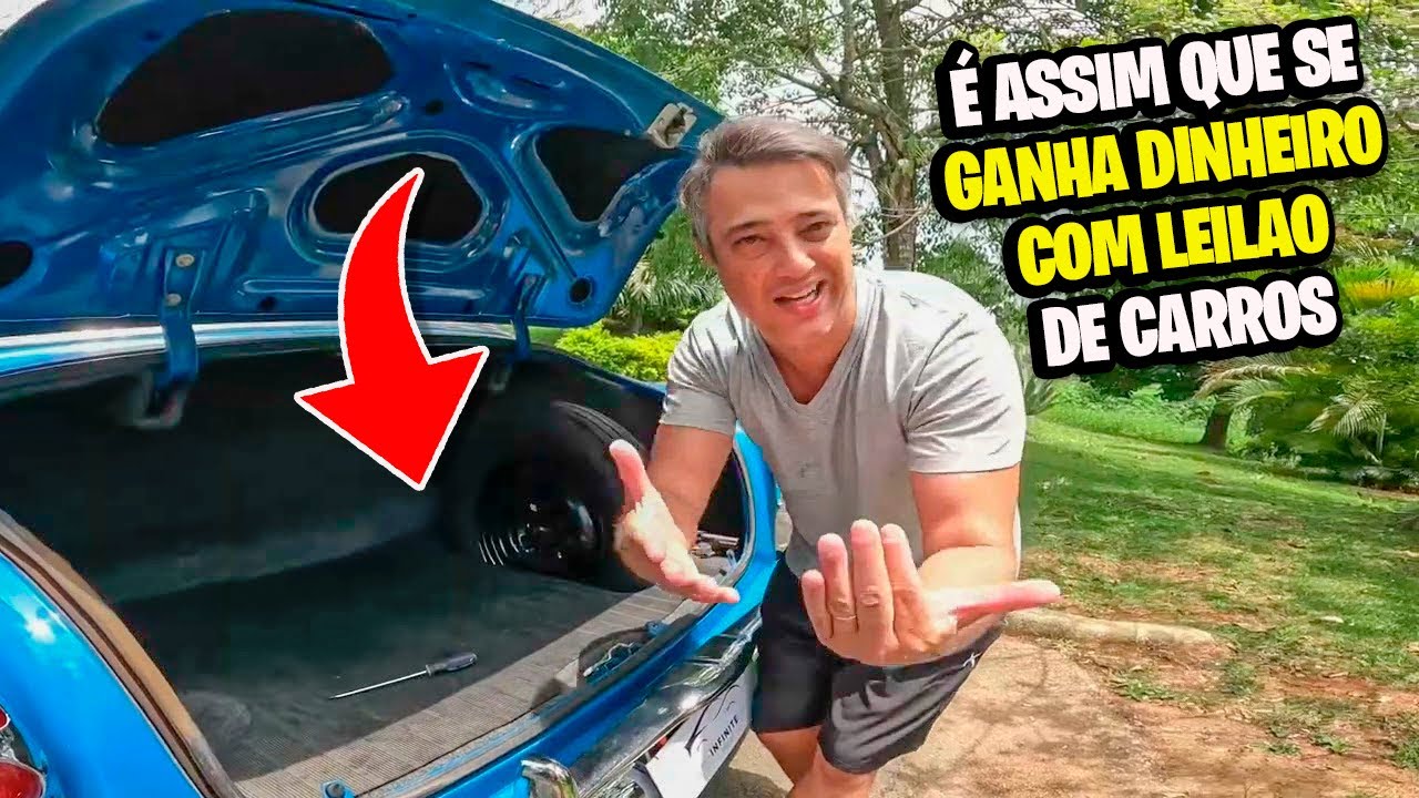 É ASSIM QUE SE GANHA DINHEIRO COM LEILAO DE CARROS