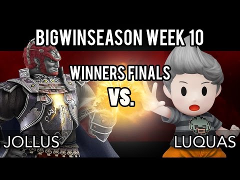 BigWinSeason Week 10 - Winners Finals - Jollus (Ganondorf) VS Luquas (Lucas)