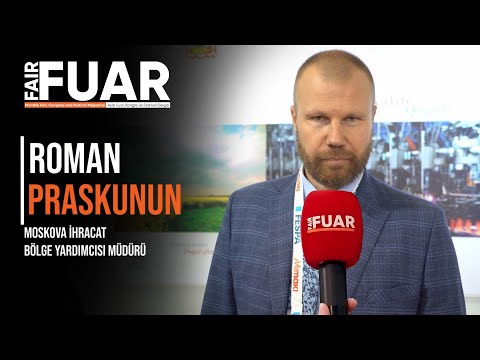 Fuar Dergisi-CNR Cafe&Bar Fuarı-Moskova İhracat Bölge Yardımcısı Roman Praskunum