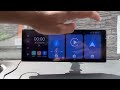 LCD monitor 10,26" - Apple CarPlay, Android auto, Bluetooth, WIFI, micro SD, kamerový vstup - Video Youtube