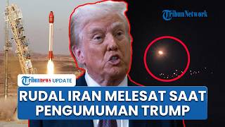 Iran Hujani Israel dengan Rudal saat Trump Umumkan Gencatan Senjata, Ledakan Terdengar di Tel Aviv