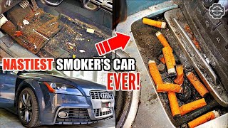 Deep Cleaning The Nastiest Audi TT EVER! | INSANE 12 Hour Detailing Transformation!