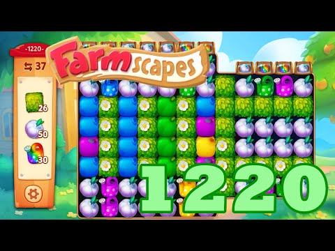 Farmscapes Level 1220 HD Gameplay Walkthrough | 3 - match game | android | ios | pc | GameGo Game