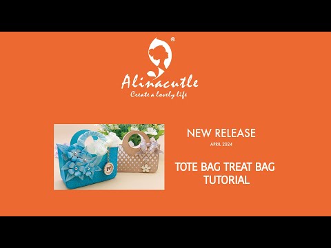 2024 NEW RELEASE | Tote Bag Treat Bag Tutorial -#diygiftbox  #Alinacutle® #AlinaCraft #handmadecards
