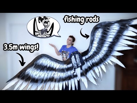 Making GIANT floating wings for my Lute Cosplay!