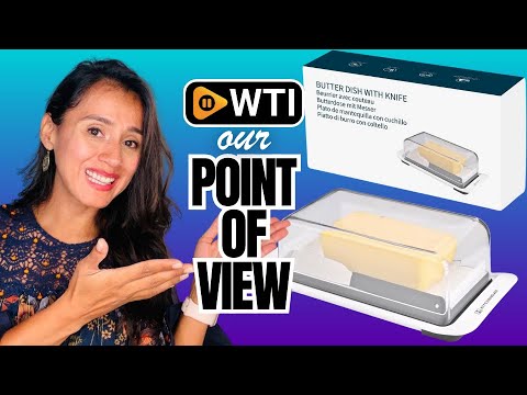 KITCHENDAO Airtight Butter Dish with Lid and Knife Spreader for Countertop and Refrigerator - WTI product video review