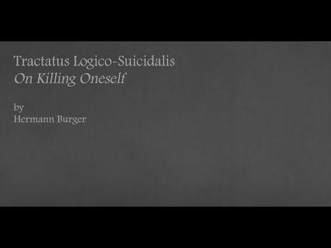 Tractatus Logico-Suicidalis und die Grenzen der pessimistischen Philosophie