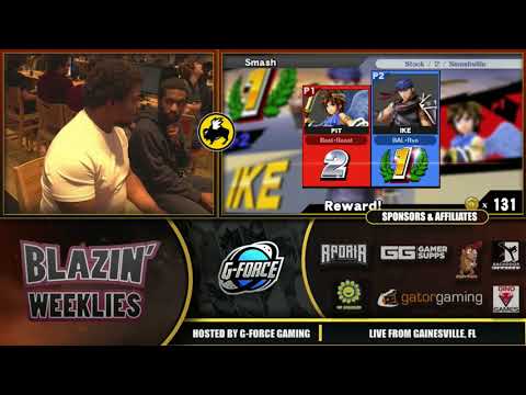 Blazin Weekly #34: Smash 4 Singles [Losers Quarters] BlueBeast VS Balance | Ryo