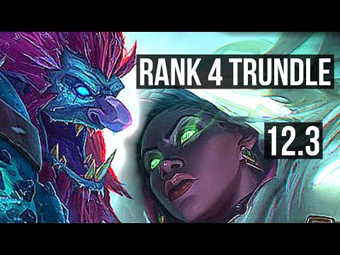 TRUNDLE & Jhin vs SENNA & Cait (SUP) | Rank 4 Trundle, 2/3/25 | NA Challenger | 12.3